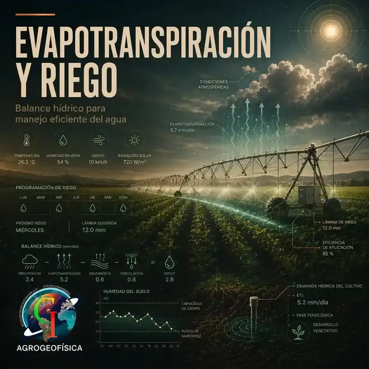 Evapotranspiración y riego