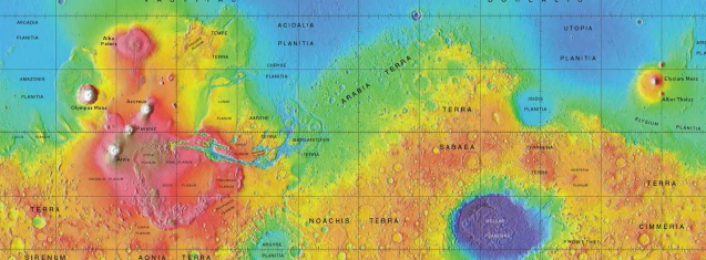 ASTROGEOLOGIA DEL MONTE OLIMPO, EL VOLCAN MAS GRANDE DEL SISTEMA SOLAR