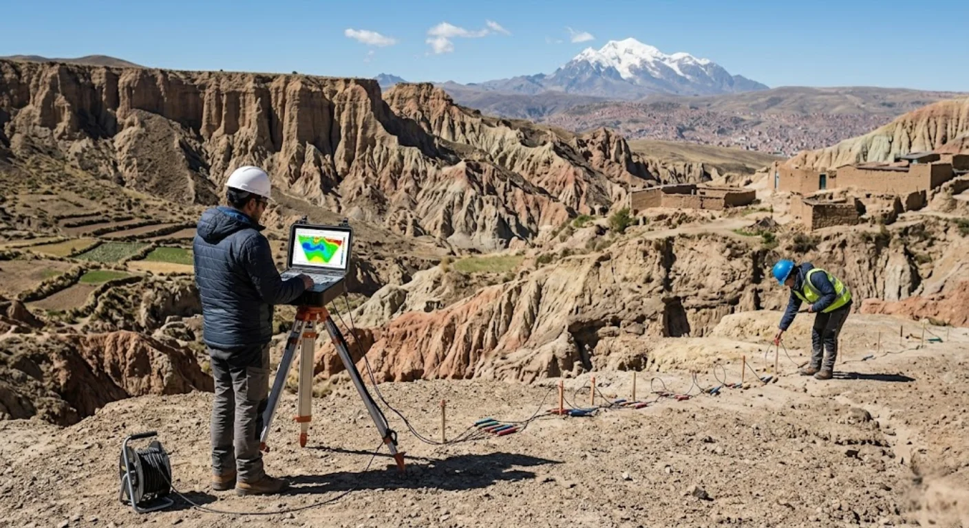 Importancia de la aplicación del método geofísico de Tomografía Eléctrica Resistiva en el Valle de La Paz, Bolivia.