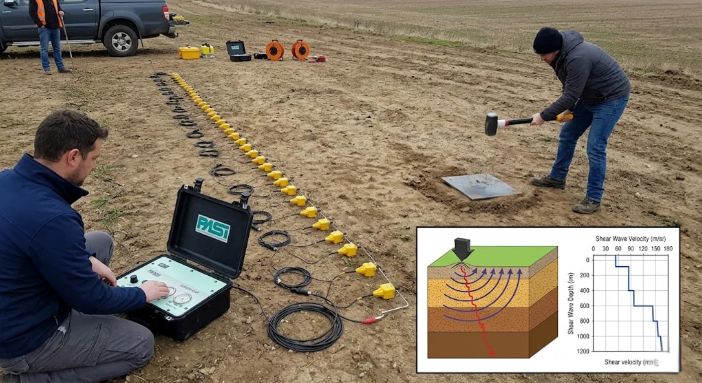 Determinación de la Respuesta Sísmica de Sitio y Módulos de Rigidez mediante el Análisis Multicanal de Ondas Superficiales (MASW) con Tecnología PASI.